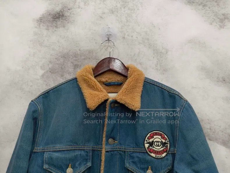 Gucci Gucci Denim jacket with lamb fleece Size US M / EU 48-50 / 2 - 3 Thumbnail