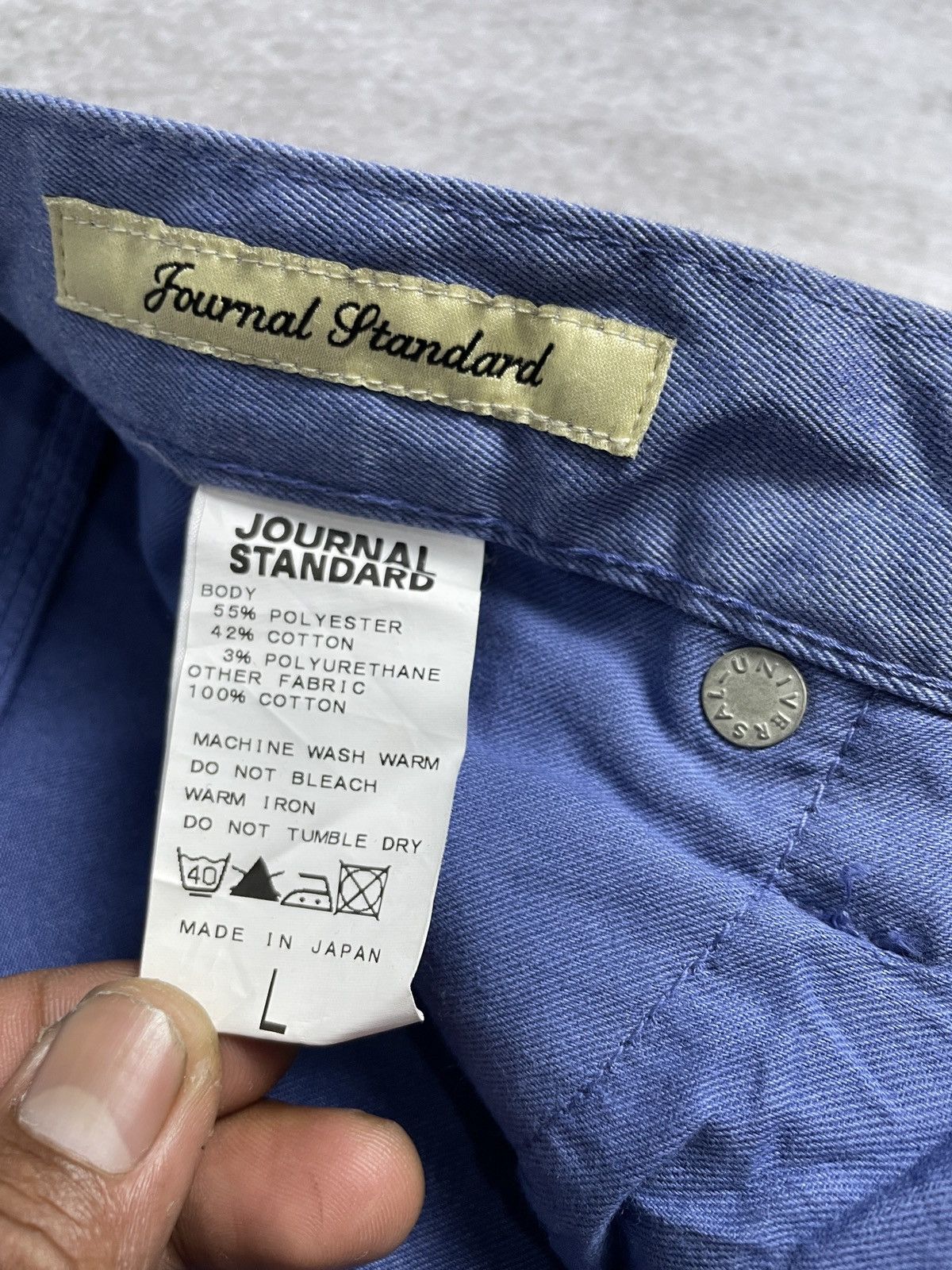 Journal Standard Journal Standard - Soft Denim Pants Size US 33 - 9 Thumbnail