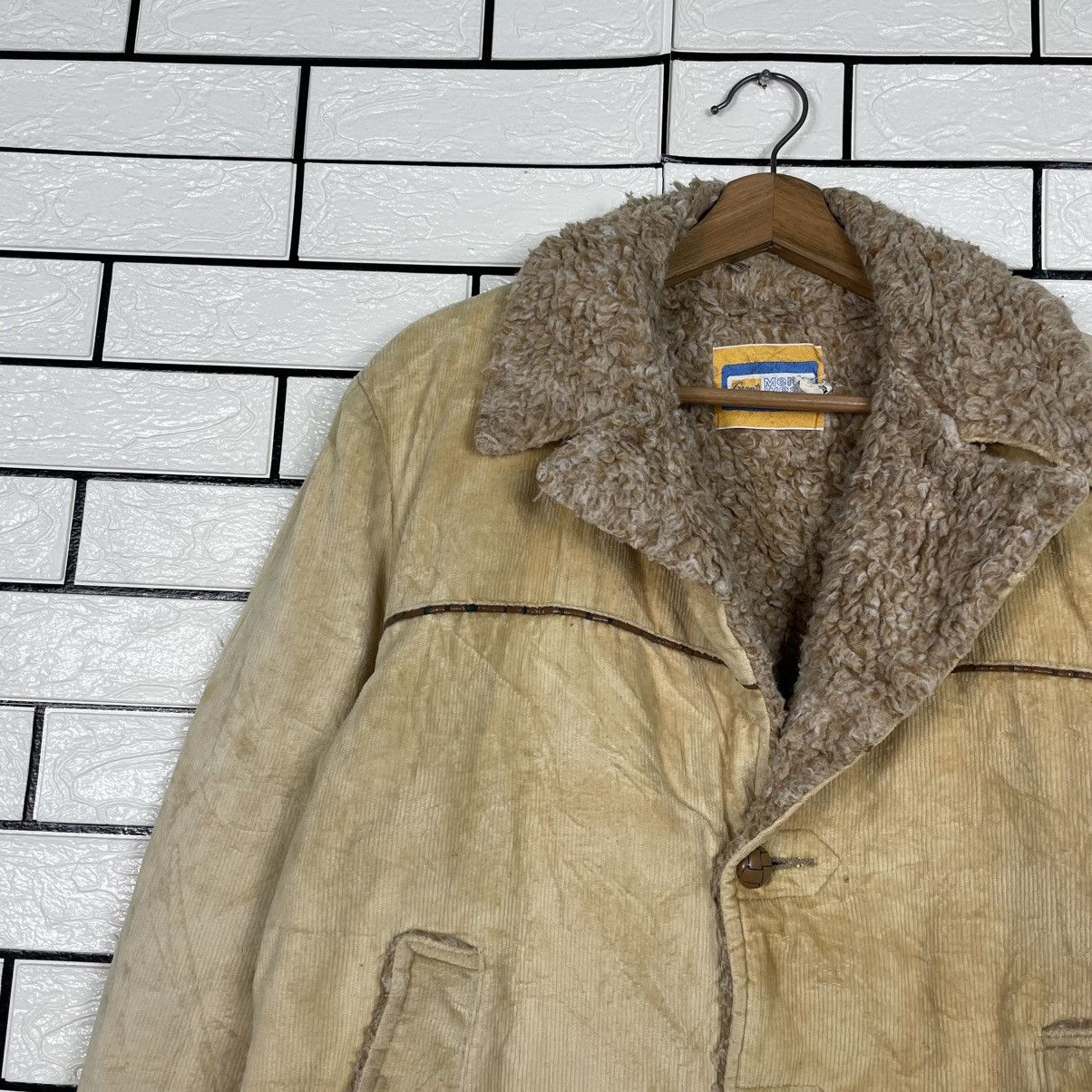 Other Vintage Giants Fleece Lined Faux Suede Shearling Coat Size US M / EU 48-50 / 2 - 6 Thumbnail