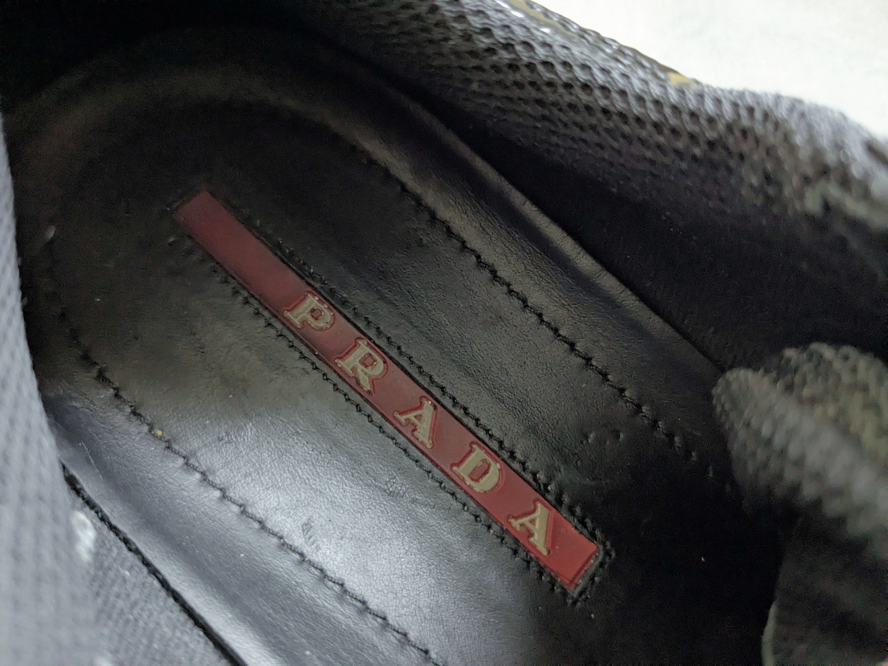 Prada Prada America's Cup Sneakers Black Patent Leather 9.5 Red Size US 9.5 / EU 42-43 - 8 Thumbnail