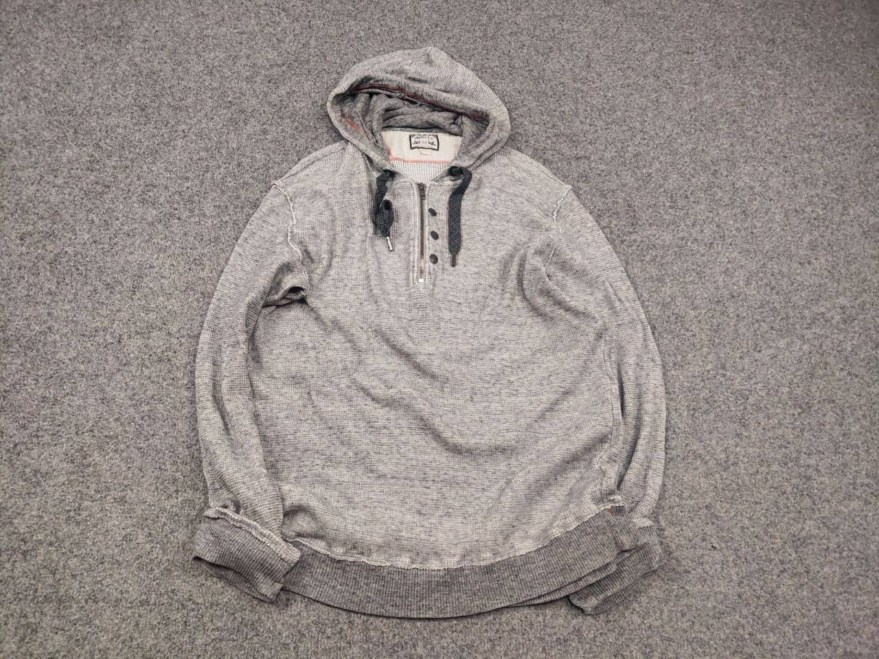 Diesel Vintage Diesel Logo Y2K Grey Cotton Structure Zip Hoodie Size US L / EU 52-54 / 3 - 2 Thumbnail