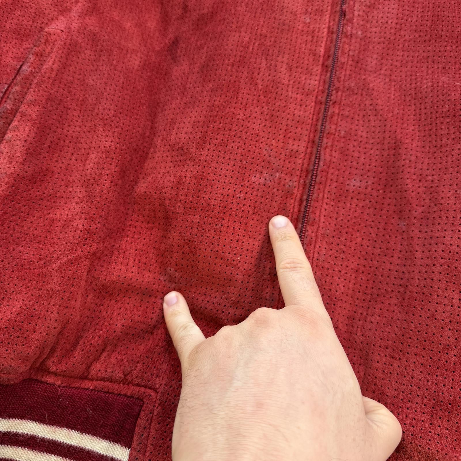 Wilsons Leather Vintage Wilsons Leather M Julian Red Leather Jacket Mens 2XL Size US XXL / EU 58 / 5 - 7 Thumbnail
