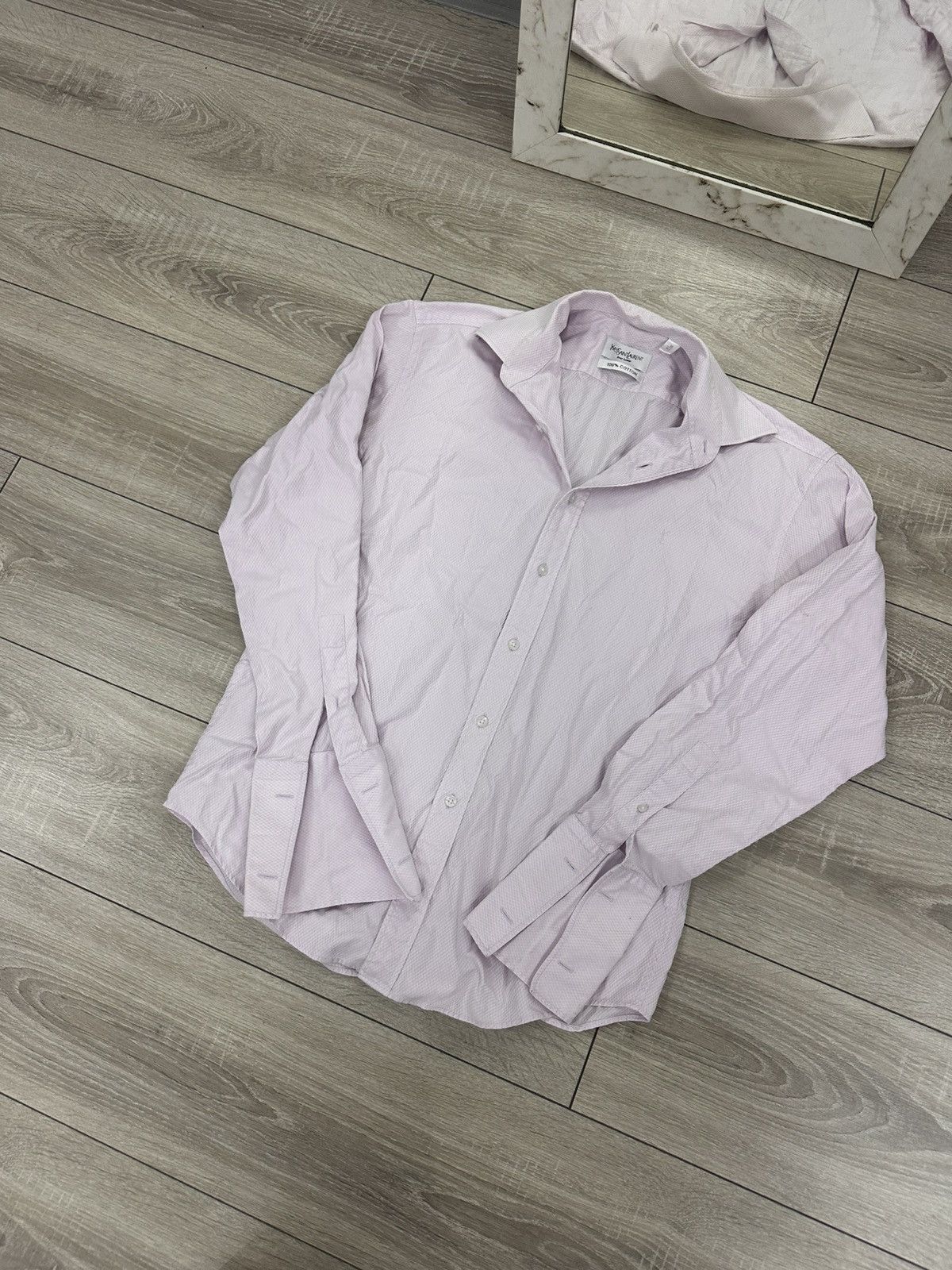 Yves Saint Laurent Yves Saint Laurent Vintage Shirt Size US M / EU 48-50 / 2 - 2 Thumbnail