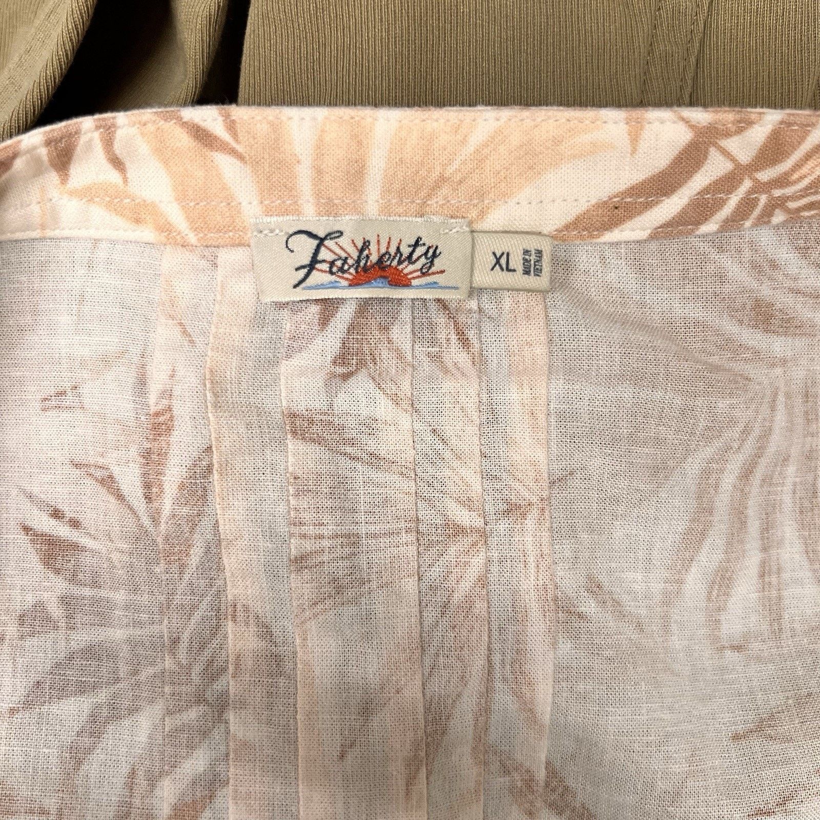 Faherty Faherty Women's Linen Blend Gemina Relaxed Shirt Dress XL Size XL / US 12-14 / IT 48-50 - 7 Thumbnail