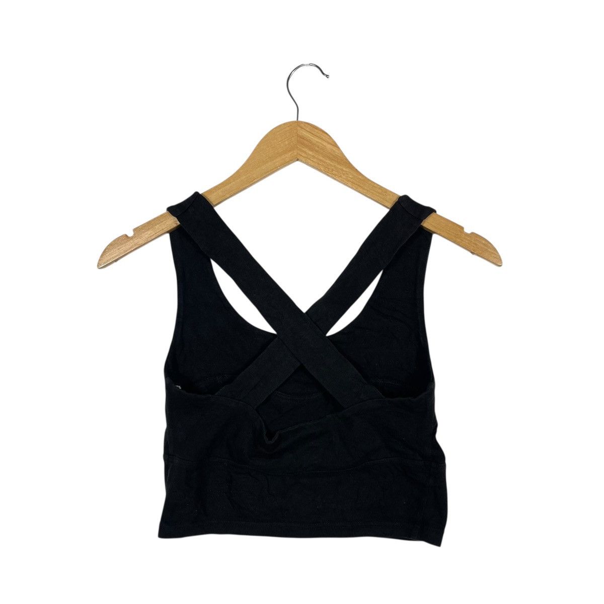 Betsey Johnson Vintage Betsey Johnson Black Cross Back Crop Tank Top USA Size XS / US 0-2 / IT 36-38 - 3 Thumbnail