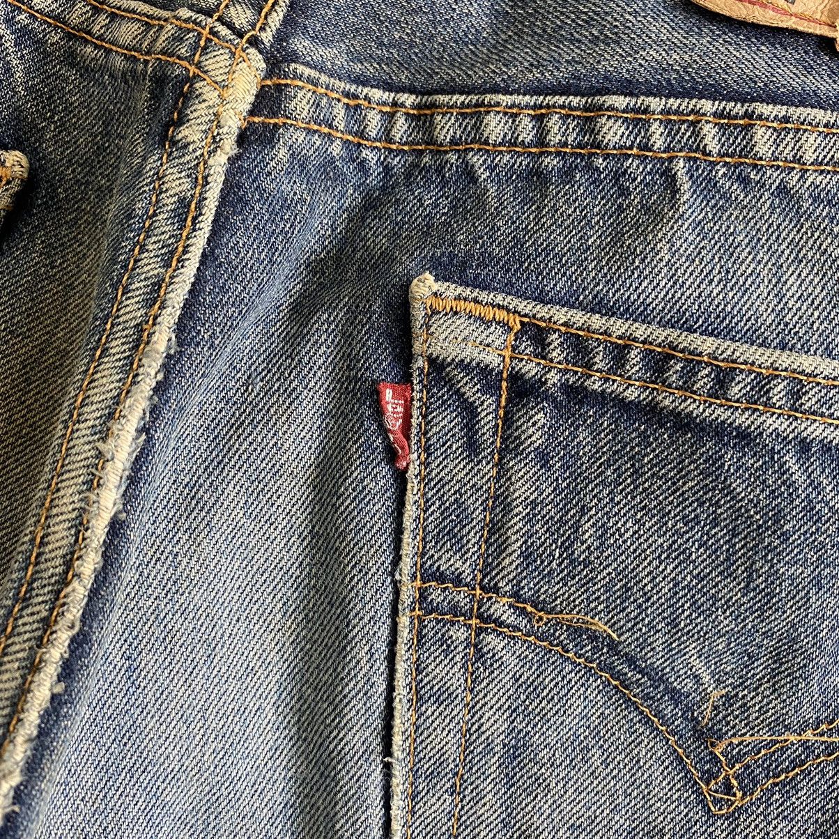 Levi's Vintage 90’s Levis 501 Faded Blue Dirty Denim Jeans Size US 29 - 22 Thumbnail