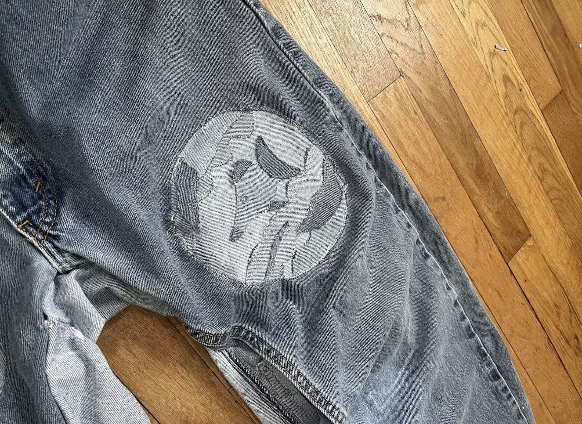 Japanese Brand Custom "Fish Tank" Denim Jeans 1 of 1 Size US 32 / EU 48 - 14 Thumbnail