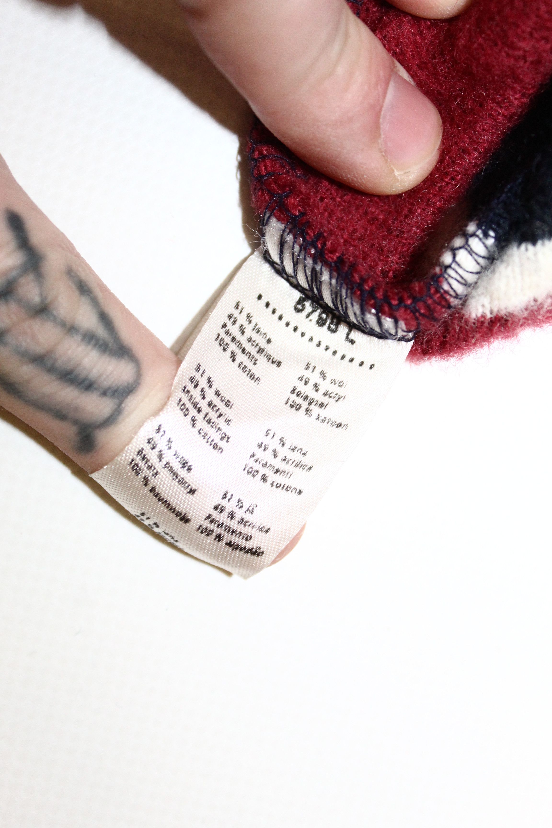 Lacoste VTG 70s Lacoste Wool Blend Knitted Striped Polo Jumper Size US XL / EU 56 / 4 - 12 Thumbnail