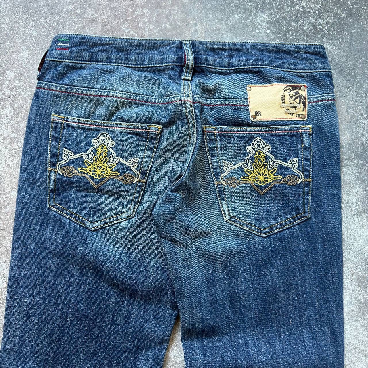 Diesel × Vintage Diesel Vintage Washed Flared Bootcut Jeans 00’s y2k retro Size 28" / US 6 / IT 42 - 6 Thumbnail