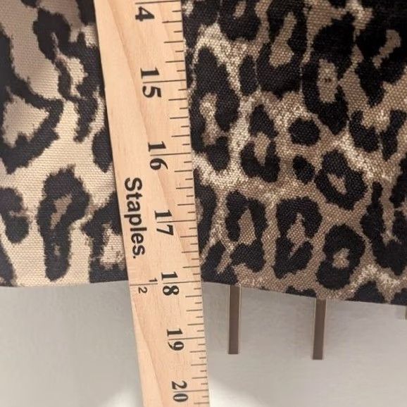 Banana Republic Banana Republic Skirt Womens 10 Black Leopard Print Trim Mini Women Classic Timeless Size 32" / US 10 / IT 46 - 5 Thumbnail