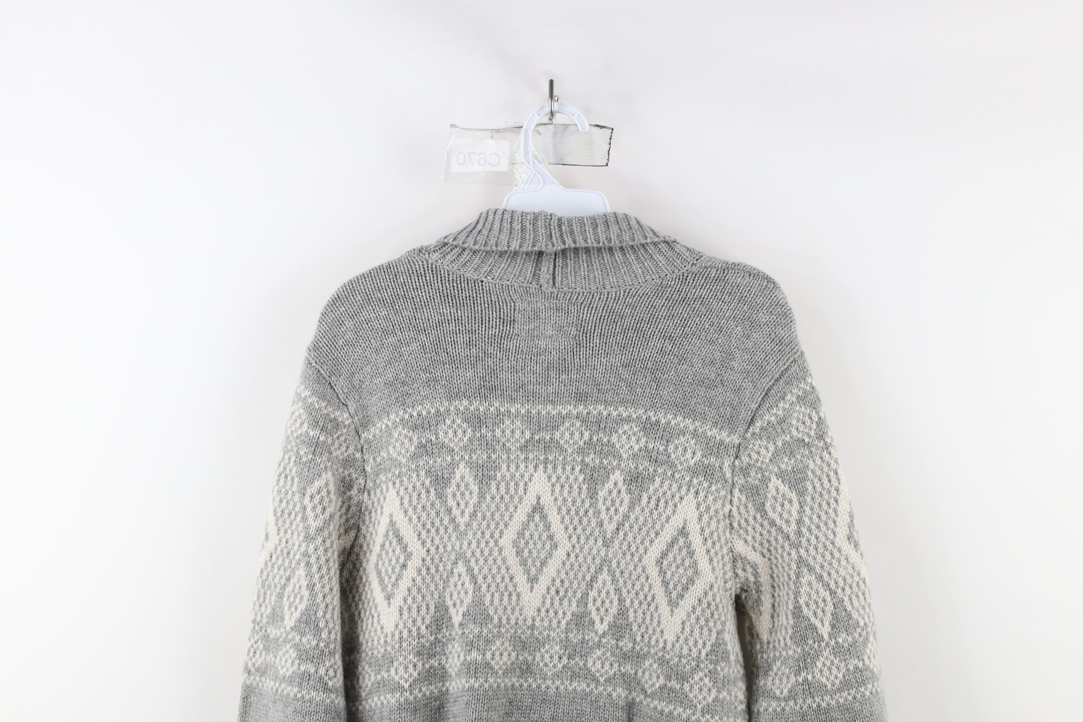 The North Face × Vintage The North Face Blend Knit Fair Isle Button Cardigan Sweater Size S / US 4 / IT 40 - 12 Thumbnail