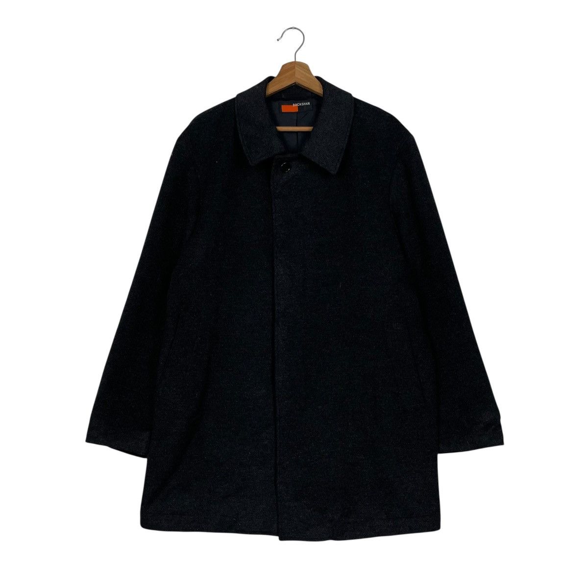 Japanese Brand Backshan Wool Overcoat
