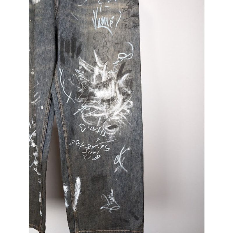 Balenciaga o1rshd1 Q:2 / Baggy Pants / Jeans in Light Blue Size US 34 / EU 50 - 6 Thumbnail