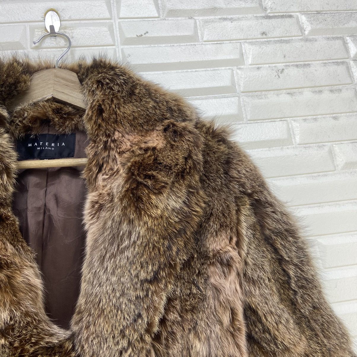 Japanese Brand Italian Materia Milano Mink Fur Coat Size XS / US 0-2 / IT 36-38 - 12 Thumbnail