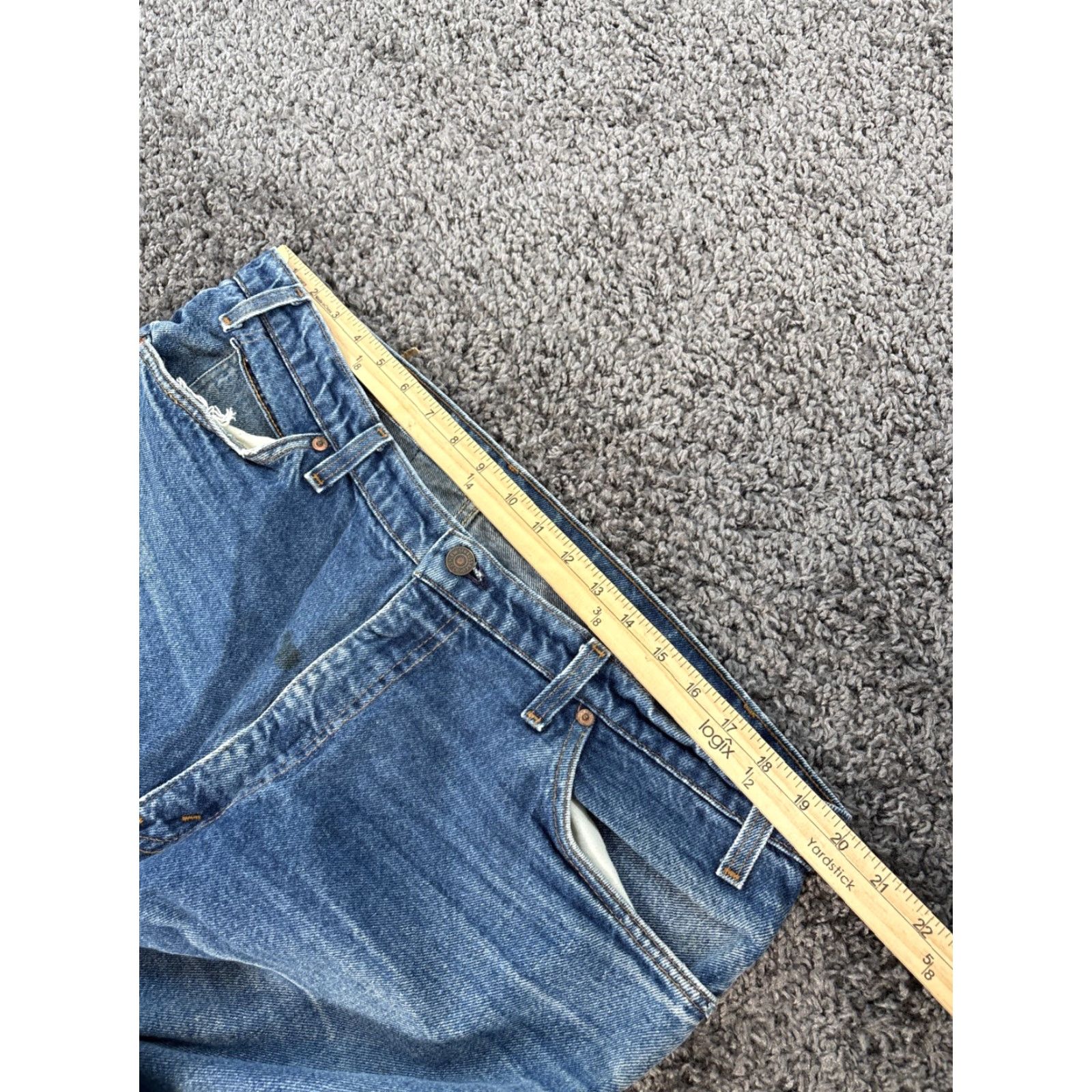 Levi's VINTAGE Levi's 500 Series Jeans Mens 40x34 Straight 80s USA Denim Blue Size US 40 / EU 56 - 4 Thumbnail