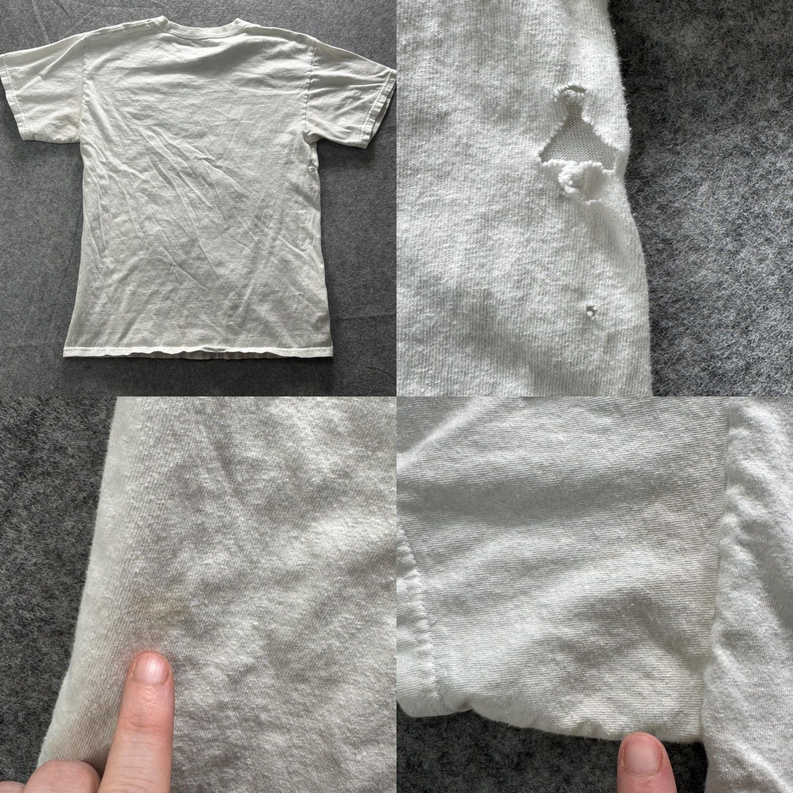 Vintage Looney Tunes Shirt Mens M White Graphic Tee Crewneck 100% Cotton Short Sleeve Logo Back None Vintage: No Size US M / EU 48-50 / 2 - 9 Thumbnail