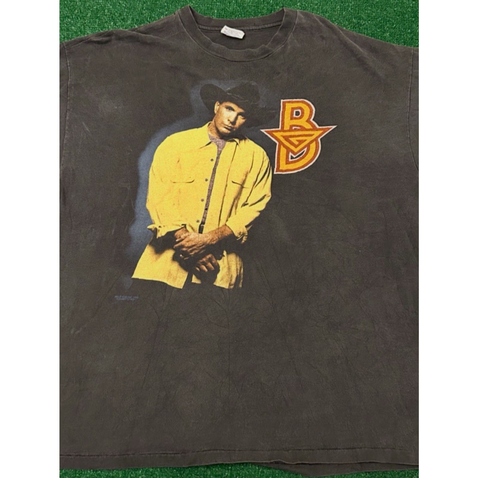 Brooks VINTAGE Garth Brooks 90s Tee Shirt Mens 2XL Black Short Sleeve T-Shirt Band Music VTG Size US XXL / EU 58 / 5 - 4 Thumbnail