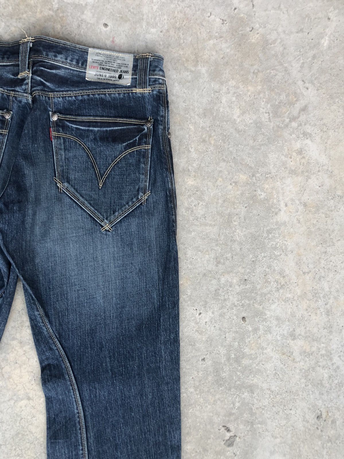 If Six Was Nine Y2k Levis Engineered Jeans Distressed Size US 32 / EU 48 - 10 Thumbnail