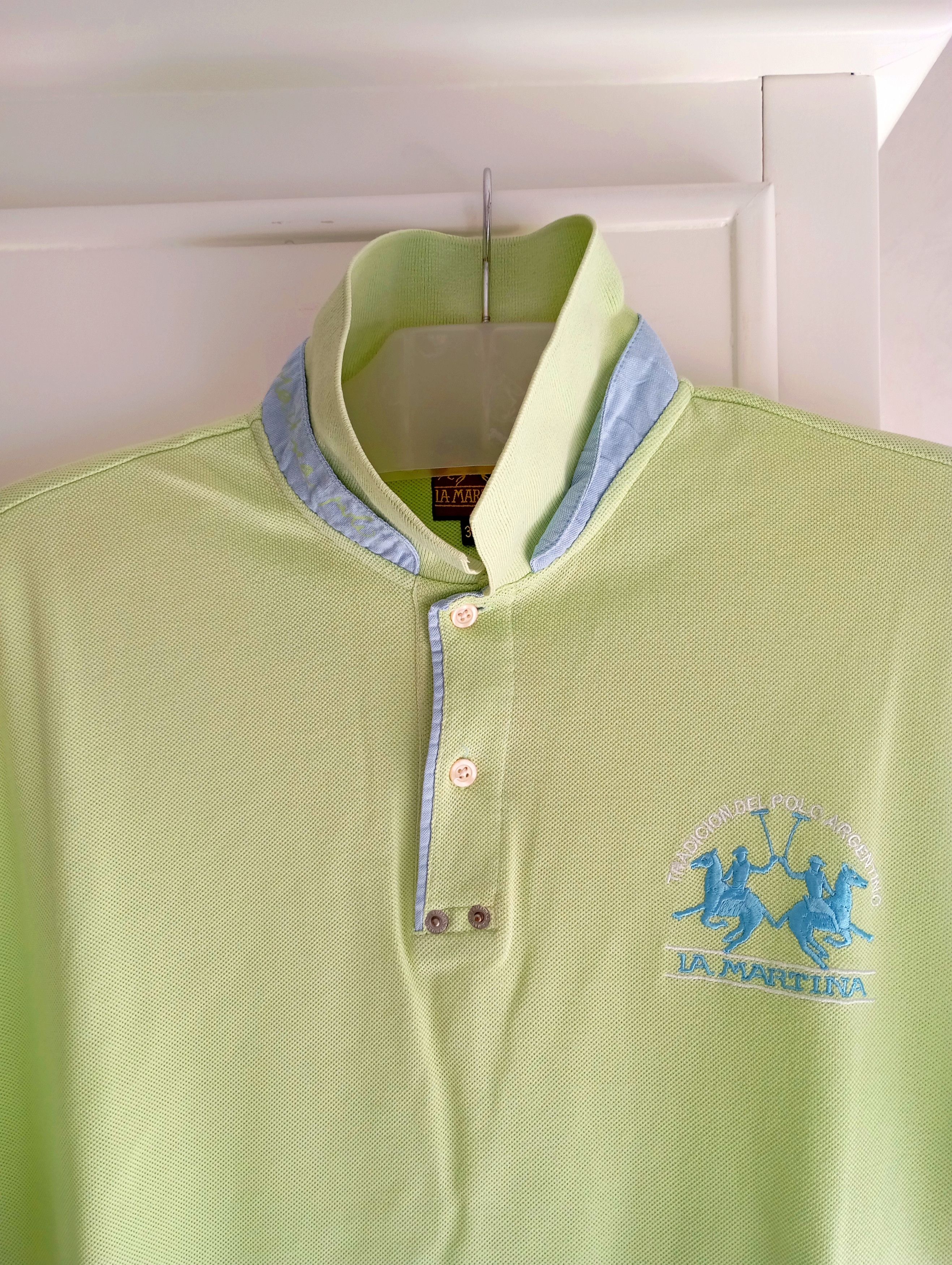 La Martina × Polo Ralph Lauren × Vintage La Martina Polo T-Shirt Rare Retro Size US XL / EU 56 / 4 - 12 Thumbnail