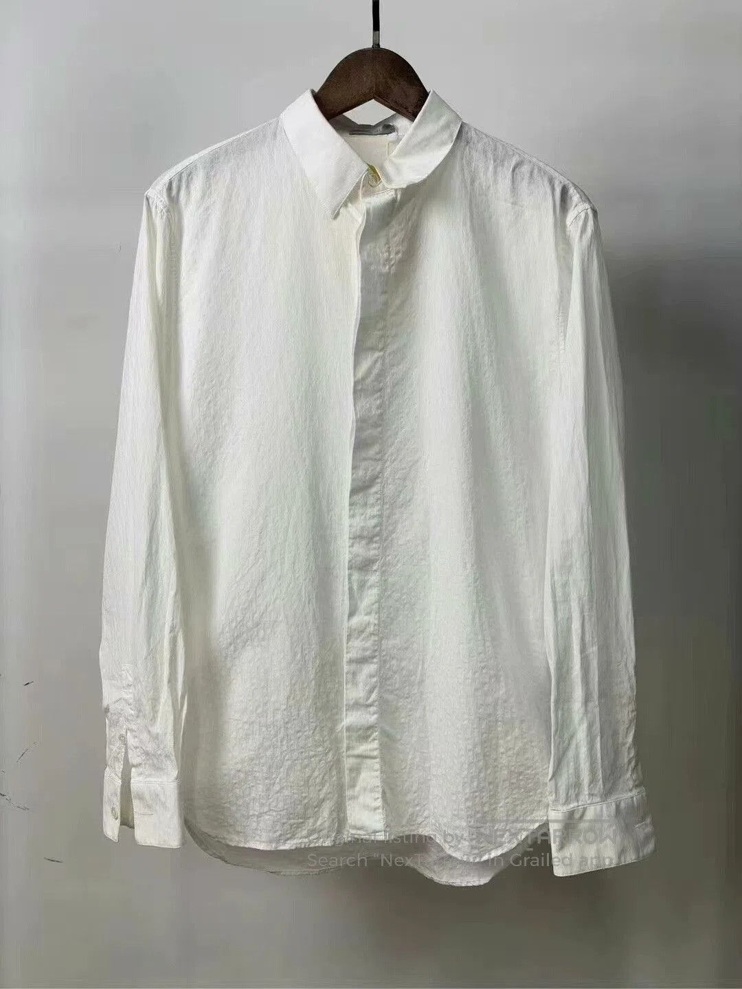 Dior Dior White Print Long Sleeve Shirt. Size US M / EU 48-50 / 2 - 1 Thumbnail