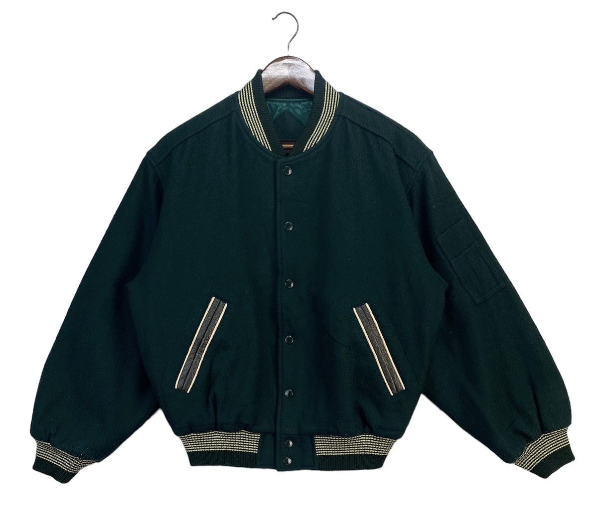 Japanese Brand Men’s Ba-tsu Varsity Jacket Size US L / EU 52-54 / 3 - 2 Thumbnail