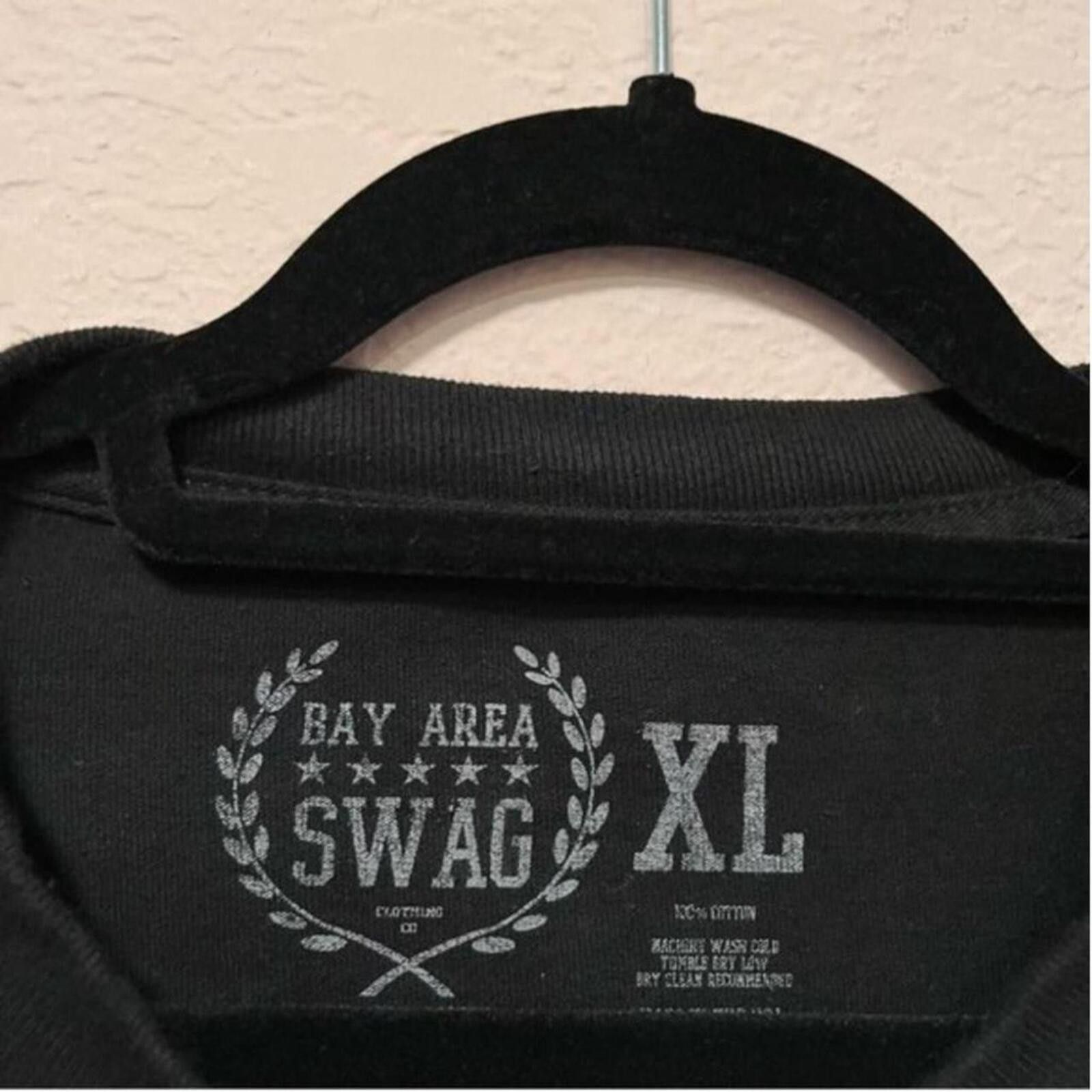 Other Bay Area Swag San Francisco 49ers Black Graphic T-Shirt XL Size US XL / EU 56 / 4 - 5 Thumbnail