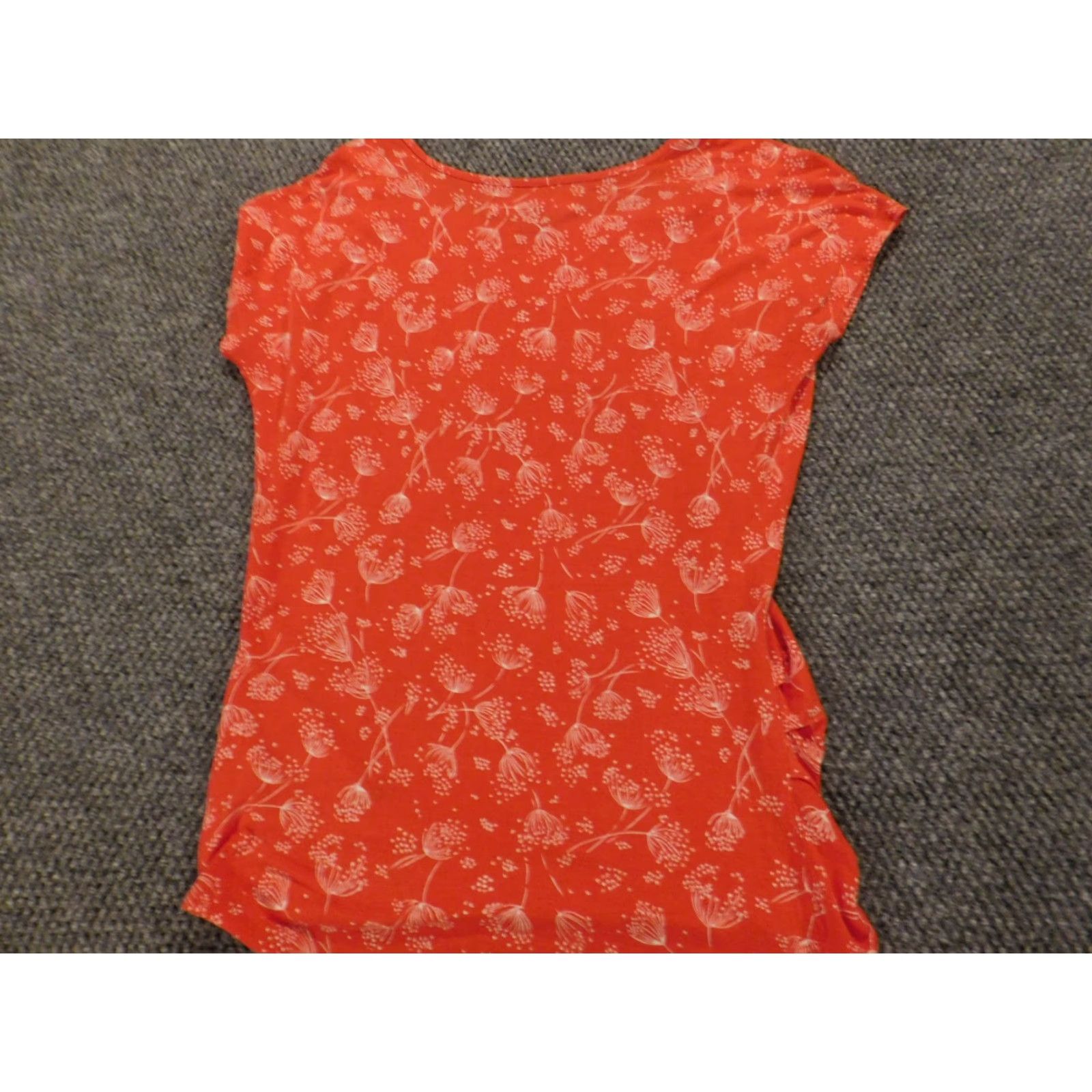 Old Navy Old Navy Blouse Womens S Orange Maternity Stretch Top Crew Neck Sleeveless Casual Cotton Rayon down Button Made in USA Brand Old Navy 女性? Size S / US 4 / IT 40 - 6 Thumbnail