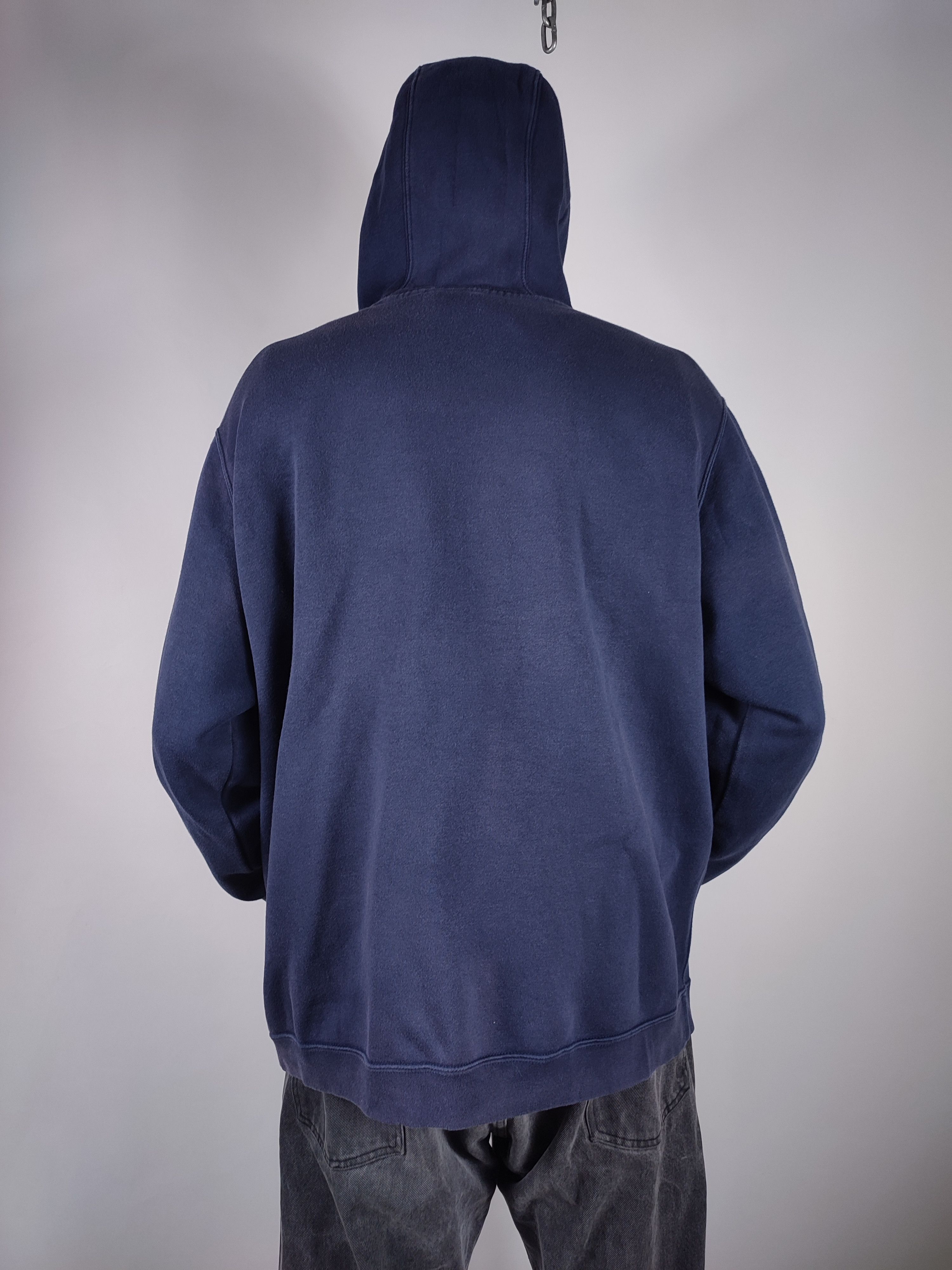 Nike Nike Navy Blue Faded Hoodie Size US XXL / EU 58 / 5 - 3 Thumbnail