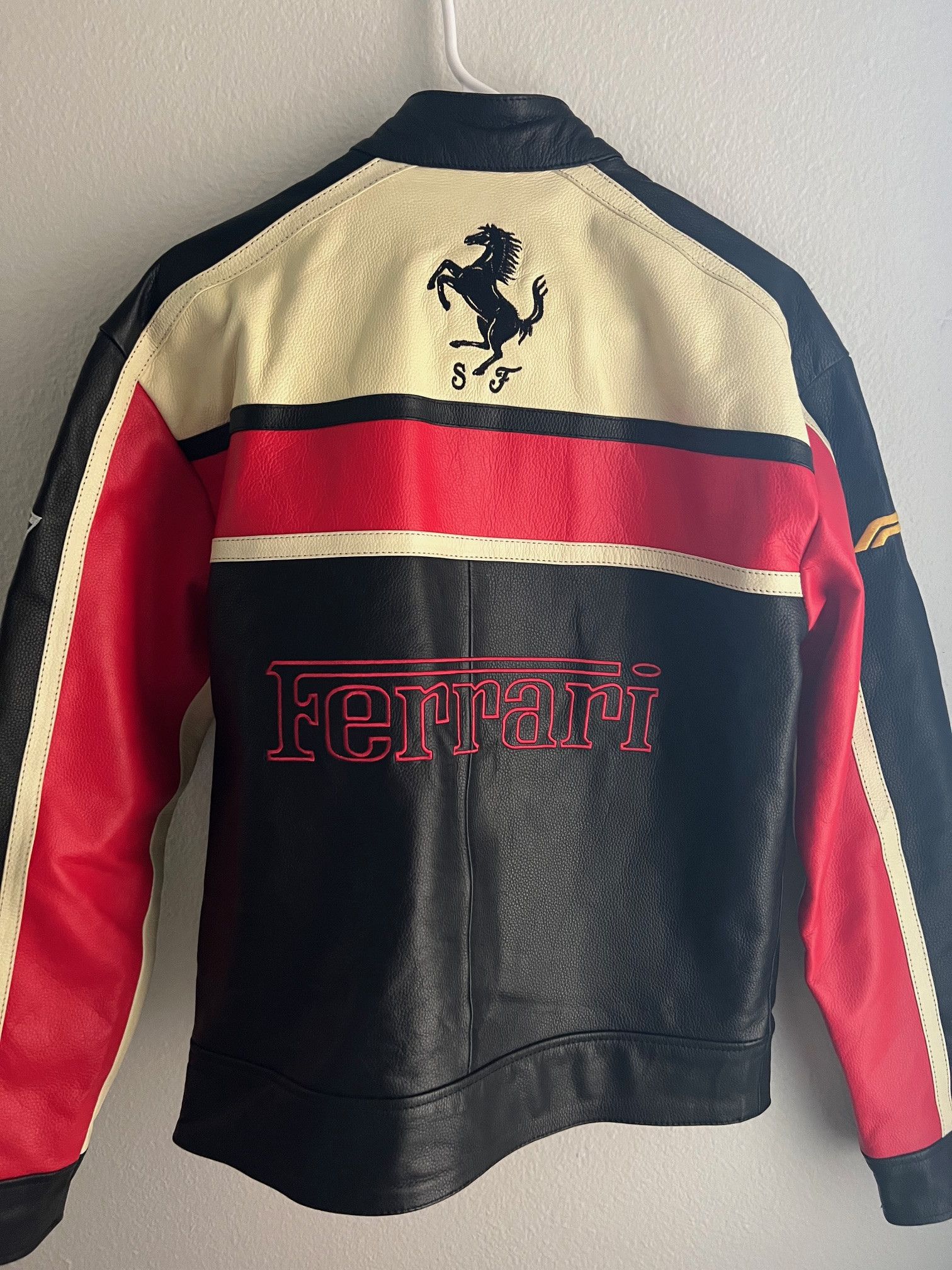 Ferrari Ferrari F1 Vintage Leather Jacket Size US S / EU 44-46 / 1 - 4 Thumbnail