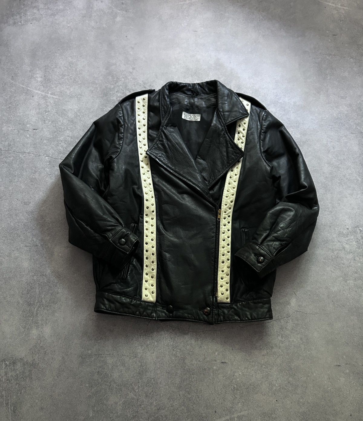 Genuine Leather Vintage Genuine Leather Brazil y2k bicker jacket Size US S / EU 44-46 / 1 - 2 Thumbnail
