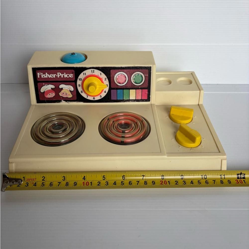 Designer Vintage 1978 Fisher Price Toys - Fun with Food Kitchen Stove Size ONE SIZE - 4 Thumbnail