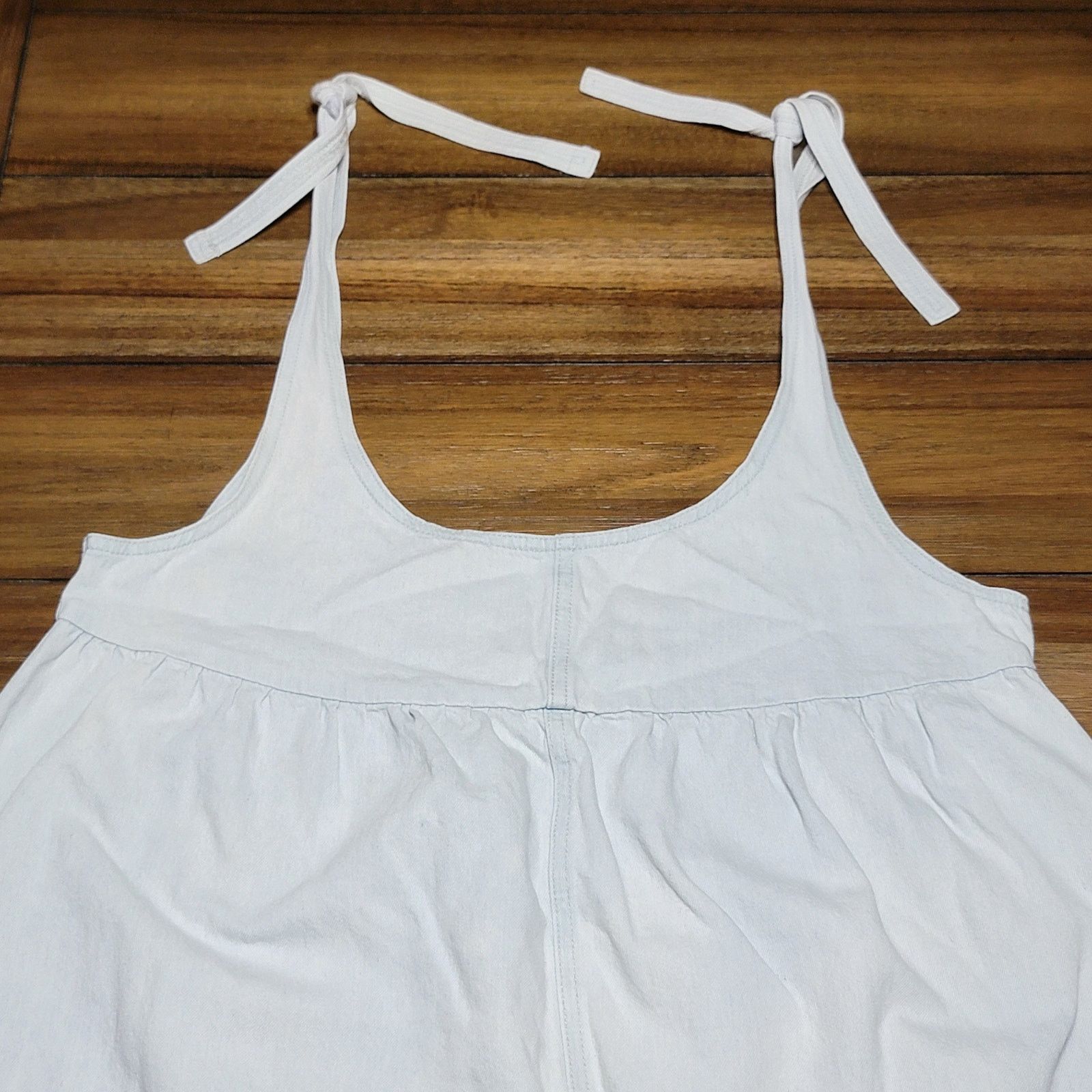 Cotton On Cotton:On Light Blue Denim Skirt Overalls - Size Large Size 38" / US 16 / IT 52 - 2 Thumbnail