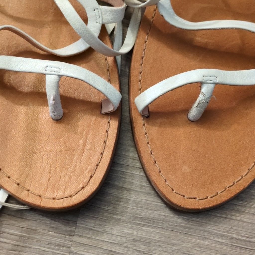 SCHUTZ Schutz Urkula Suede Strappy Flat Sandals Size 7.5B Size US 7.5 / IT 37.5 - 5 Thumbnail