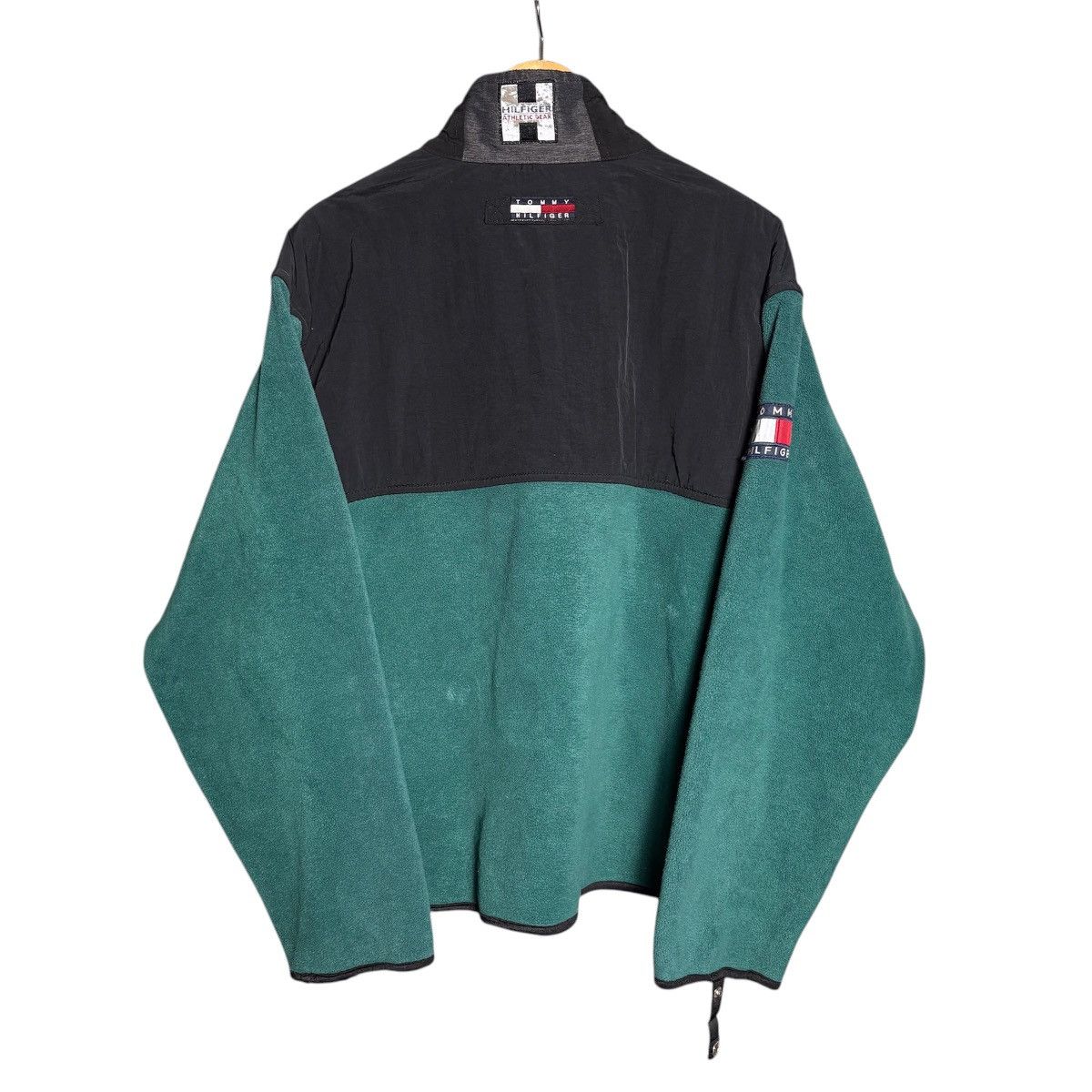 Tommy Hilfiger × Vintage Vintage 90s Tommy Hilfiger Patch Logo Pattern Jacket Size US XL / EU 56 / 4 - 2 Thumbnail