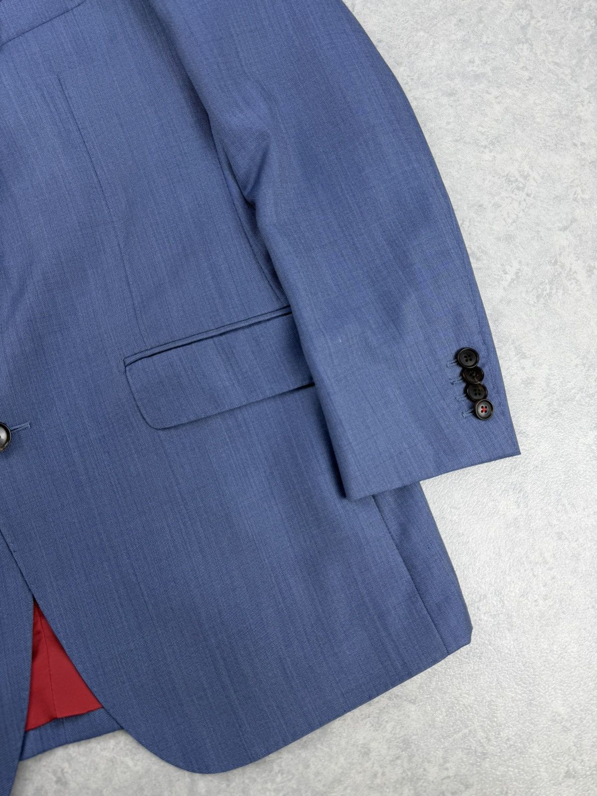 Suitsupply Suitsupply Sienna Blue Wool Blazer Jacket Men’s Size 38R - 2 Thumbnail