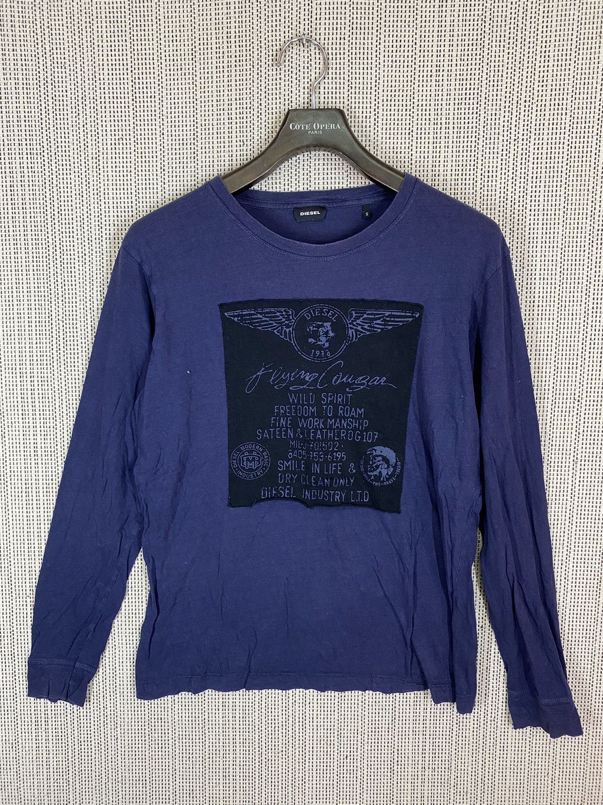 Diesel × Japanese Brand Diesel spellout tshirt longsleeve size s fits m Size US S / EU 44-46 / 1 - 1 Thumbnail