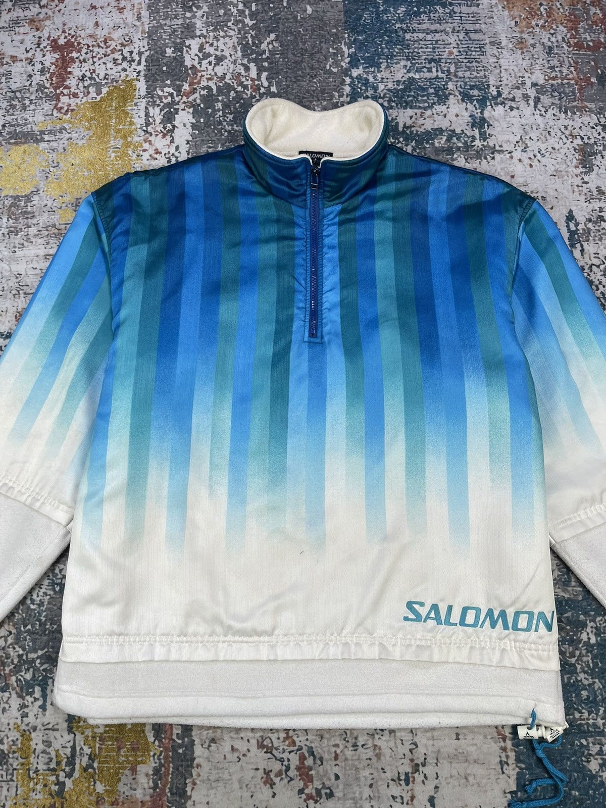 Salomon Vintage Salomon Half Zipper Unisex Pull Over Jackets Size US L / EU 52-54 / 3 - 2 Thumbnail