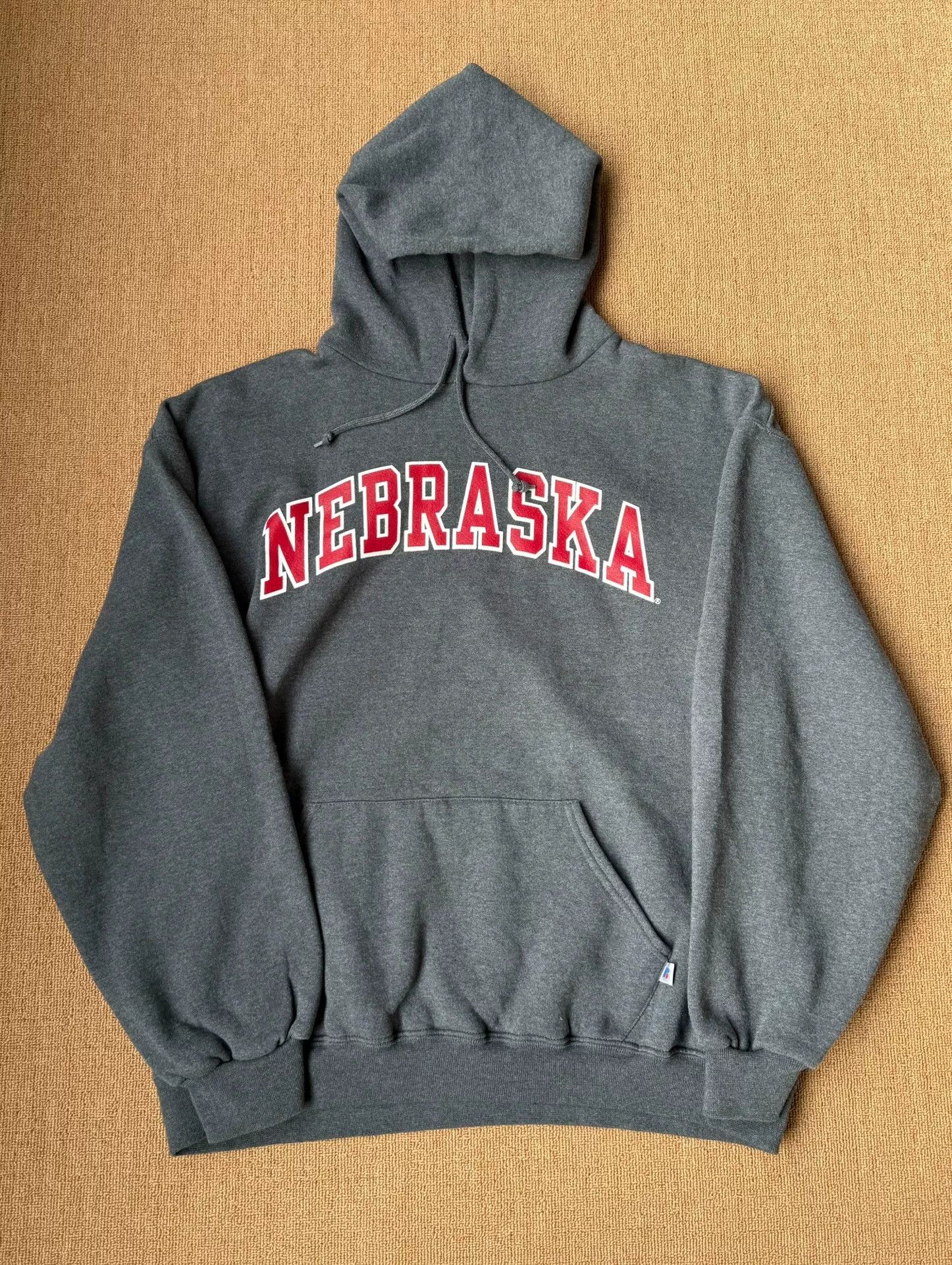 Vintage Vintage 90s Nebraska Hoodie Size US L / EU 52-54 / 3 - 1 Thumbnail