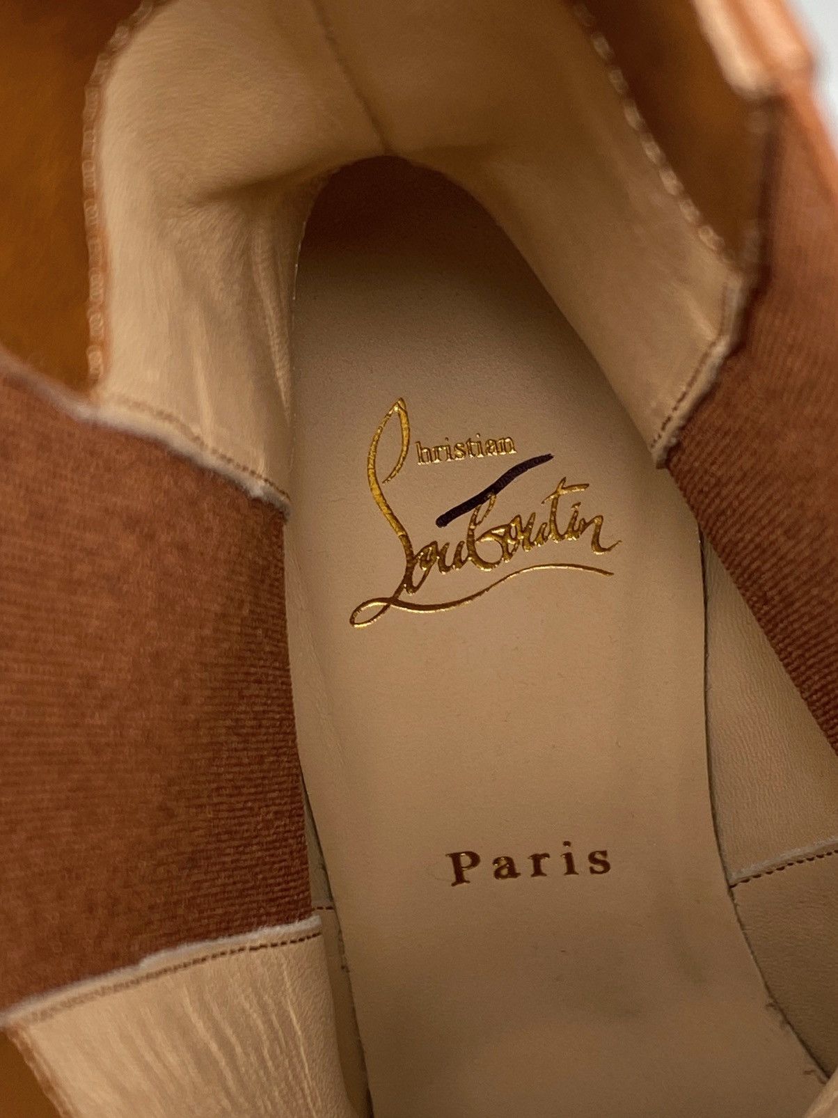 Christian Louboutin Christian Louboutin Leather 70 Chelsea Booties size 37.5 Size US 7.5 / IT 37.5 - 10 Thumbnail