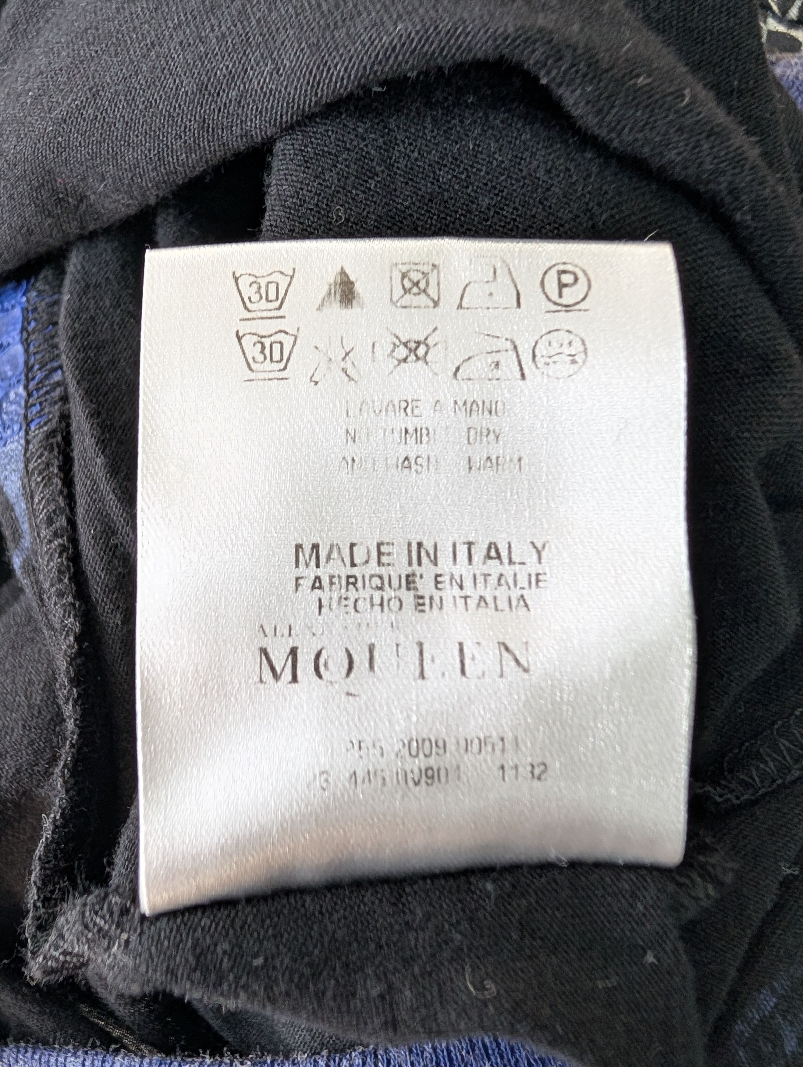 Alexander McQueen Alexander McQueen Black And Blue Tank Top With Skull Pattern Size S / US 4 / IT 40 - 7 Thumbnail