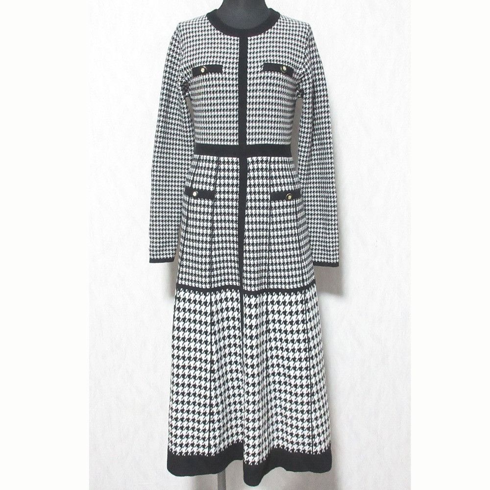 Other Other Her lip to Montaigne Knit Dress Textile Dresses 1244205179 DUTY FREE for USA Size ONE SIZE - 1 Thumbnail