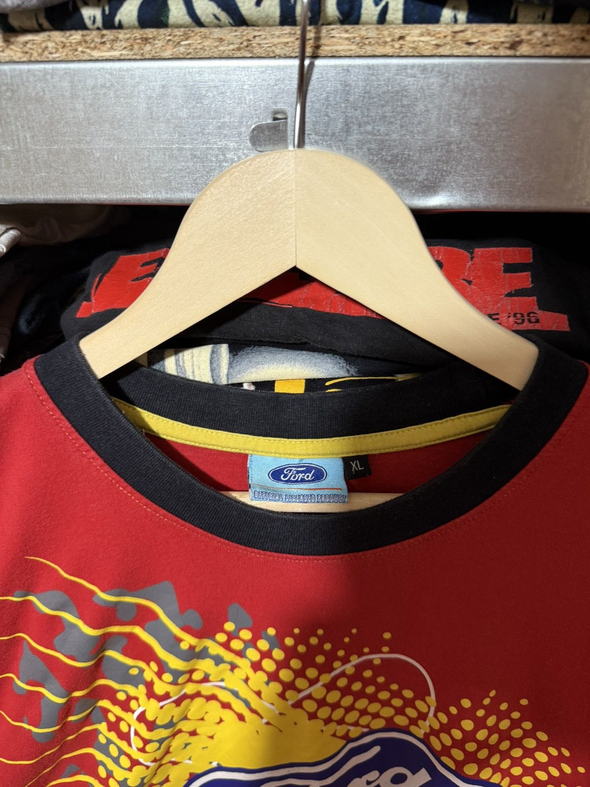 NASCAR Rare Ford MSE Racing NASCAR F1 Longsleeve T-Shirt Y2K Hype Size US XL / EU 56 / 4 - 9 Thumbnail