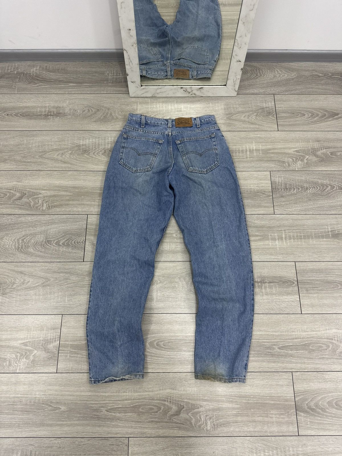 Levi's Levis Loose Jeans Made in USA Vintage 90s Size US 32 / EU 48 - 2 Thumbnail