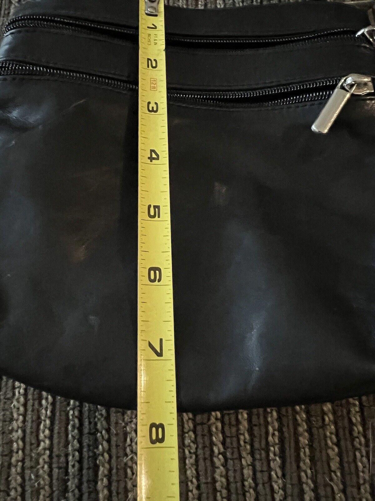 Vera Pelle "VERA PELLE " - Made in Italy - Black Leather Purse Bag Size ONE SIZE - 2 Thumbnail