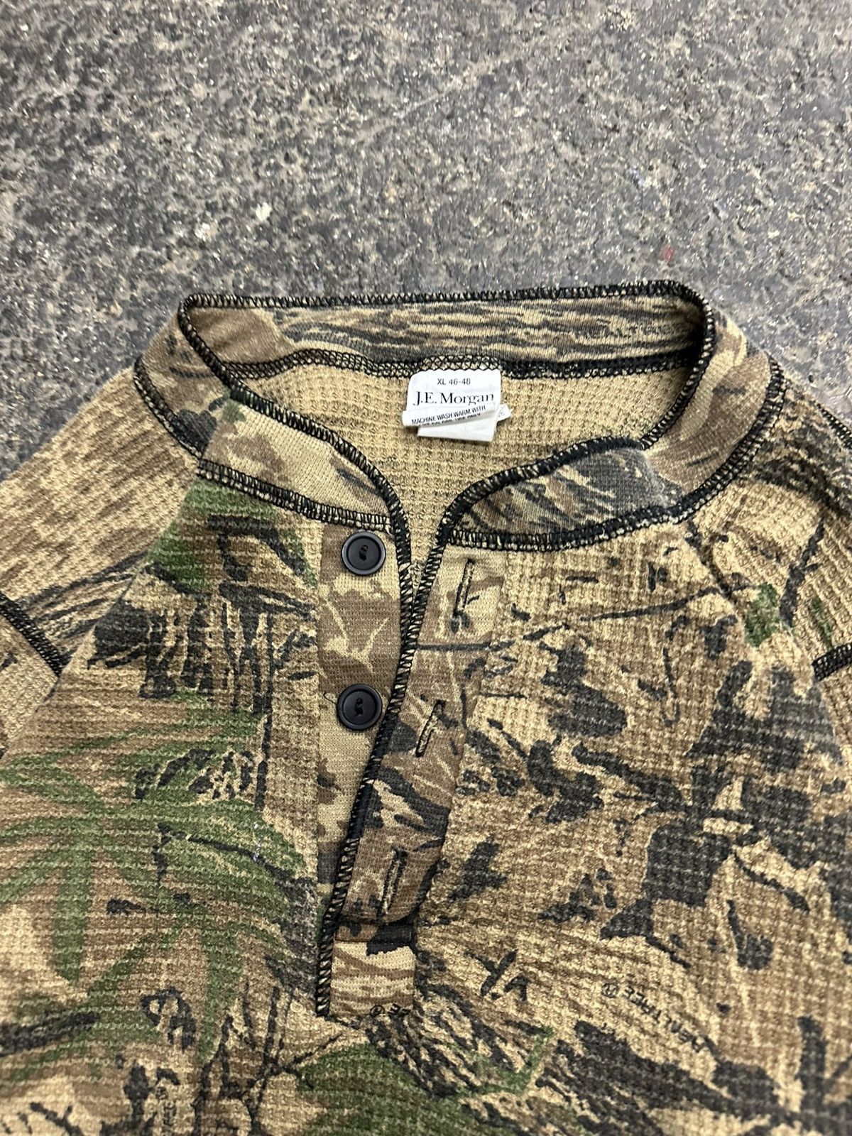 Vintage Vintage camo Henley long sleeve Size US S / EU 44-46 / 1 - 6 Thumbnail