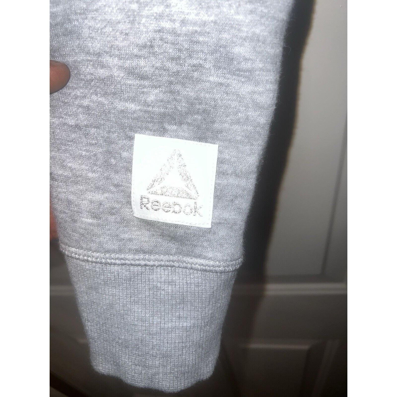 Reebok Reebok Sweatshirt Womens XL Gray Pullover Jersey Knit Cotton Size XL / US 12-14 / IT 48-50 - 3 Thumbnail