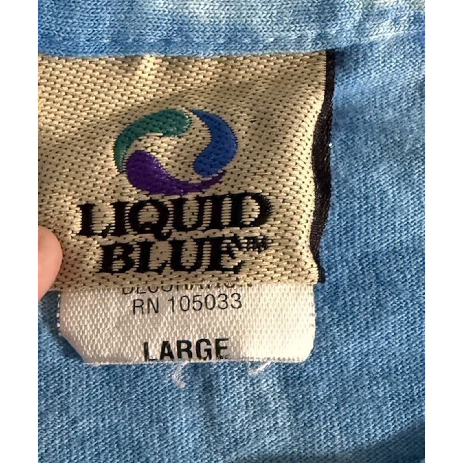 Liquid Blue 90s Pink Floyd Liquid Blue Vintage Single Stitch Band Tee Size US L / EU 52-54 / 3 - 5 Thumbnail