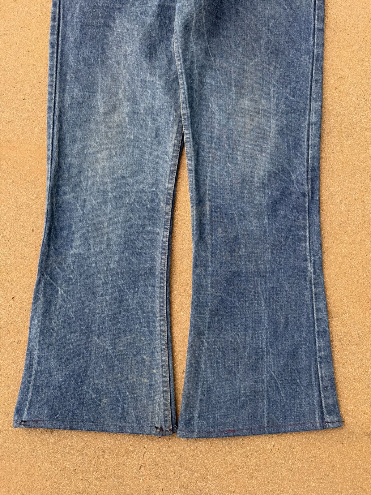Levi's × Vintage Vtg 70’s Levi’s 646 Orange Tab Bellbottom Flare Jeans 32x29 Size US 32 / EU 48 - 3 Thumbnail