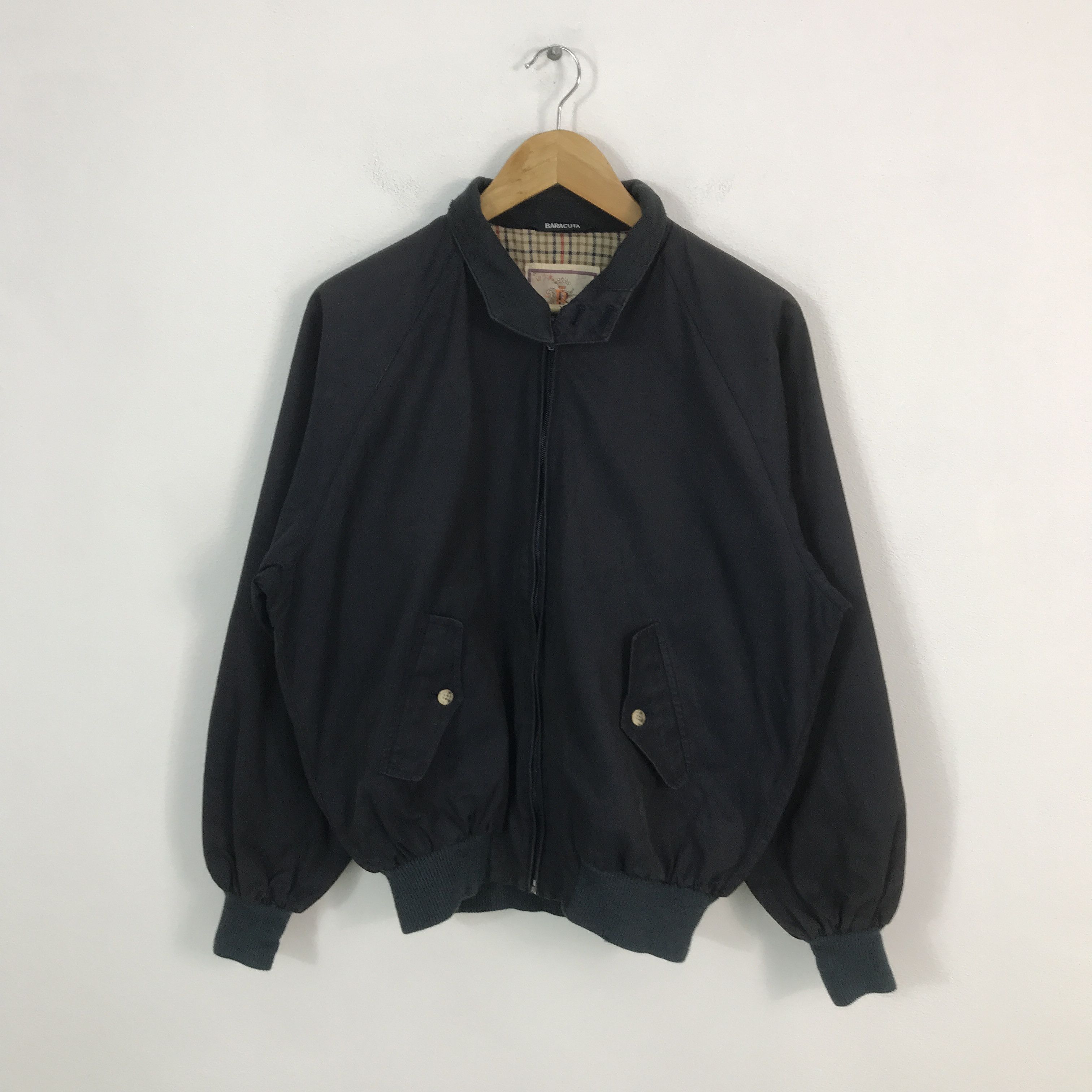 Baracuta × Vintage Vintage Baracuta Navy Blue Faded jacket Size US L / EU 52-54 / 3 - 1 Thumbnail