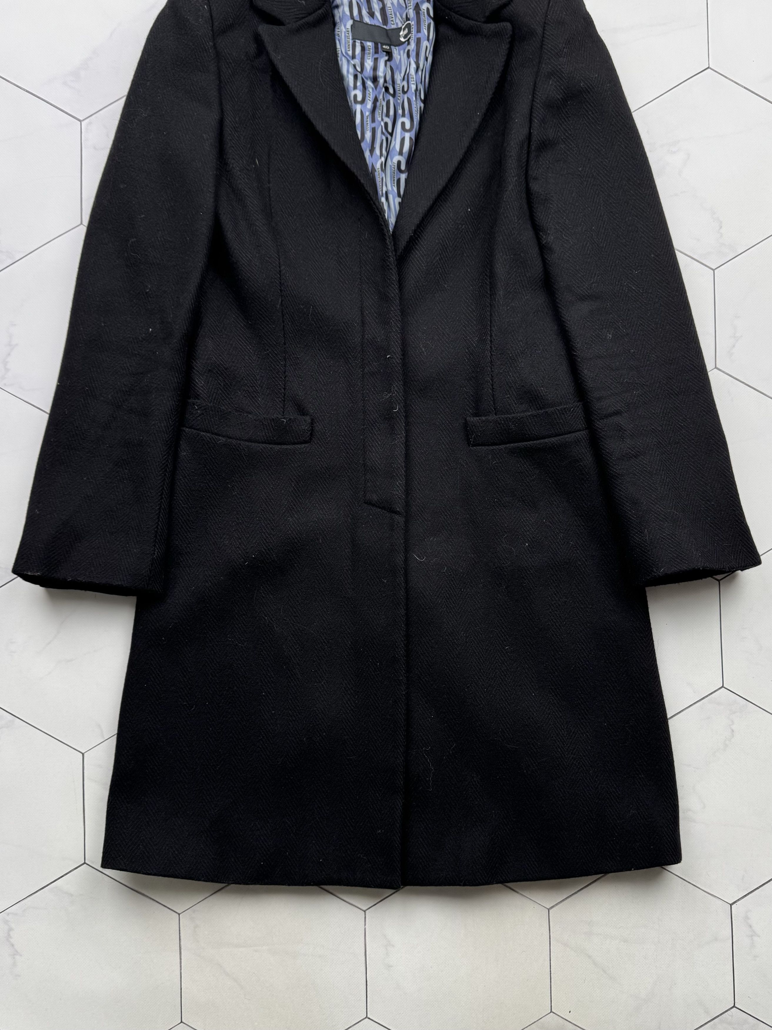 Cavalli Class Just Cavalli Vintage 2010 Wool Coat (B14) Size S / US 4 / IT 40 - 3 Thumbnail